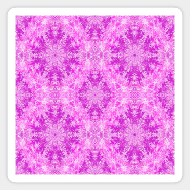 Seamless repeating pattern in pink Sticker by dianecmcac